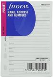 Filofax - vulling pocket - notitiepapier voor adressen - wit