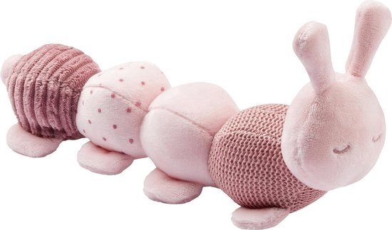 Nattou Rups Lapidou - Activiteiten Knuffel - 26 cm - Roze