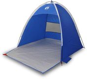 vidaXL Strandtent 3-persoons waterdicht azuurblauw