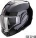 Scorpion Exo-Tech Evo Pro Solid Metallic Black - Systeemhelm - Maat XL