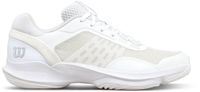 Wilson Hurakn Pro V2 W 26 Vrouwen Padel Schoenen Wit/Zilver Synthetisch Rubber 41 1/3