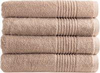 PHLOX Supreme XL Handdoeken 70x140 - set van 4 - Zware kwaliteit 600 g/m2 - Sand