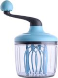 Merkloos Duurzame Handgarde voor Eieren, Melkopschuimen, Smoothies en Shakes - Perfect voor Mixen en Kloppen