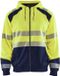 Blåkläder Hooded sweatshirt High Vis 3546-2528 - High Vis Geel/Marineblauw - XXXL