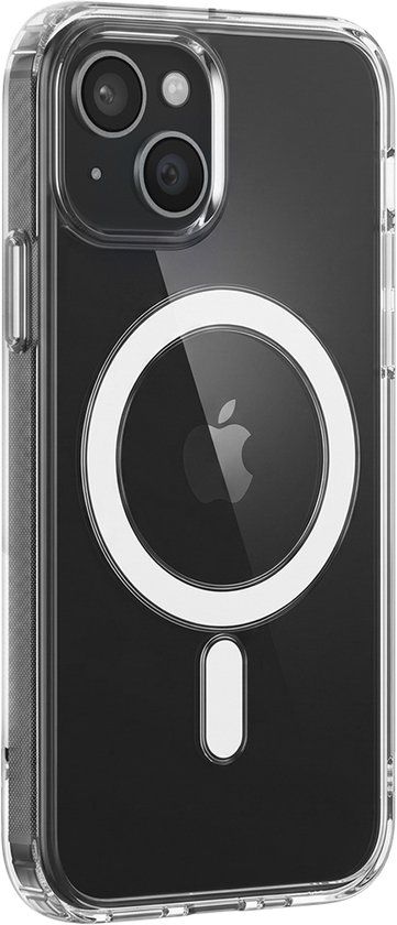 Bigben Connected Telefoonhoesje voor iPhone 15 Plus - MagSafe Compatibel - Transparant