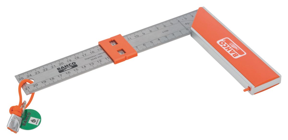 Bahco Schrijfhaak | met Dyneema koord | roestvaststalen blad | verschuifbare marker | 250 mm - TAH9048-250
