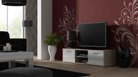 Cama TV stand SOHO 140 sonoma eiken/wit gloss
