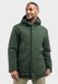 Schöffel Parka met capuchon voor heren, groen, met rits, met stretch