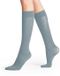 FALKE Pure Matt 50 DEN Kniekousen Dames Blauw Maat 39-42