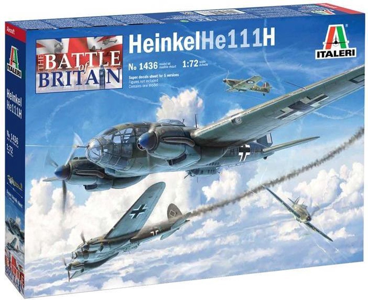 Italeri 1:72 1436 Heinkel He111H Plastic kit