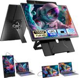 Blackview 16,1 inch FHD 1200P ultradunne draagbare monitor, 360° draaibare magneetstandaard, laptopschermuitbreiding voor reizen en kantoor, plug & play, compatibel met Windows/Mac/PC/PS5