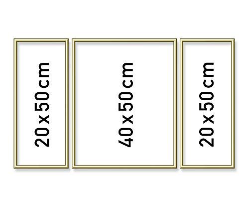 Schipper 605140707 Schilderen Aluminium Frame voor 3 Triptiekfoto's, Goud