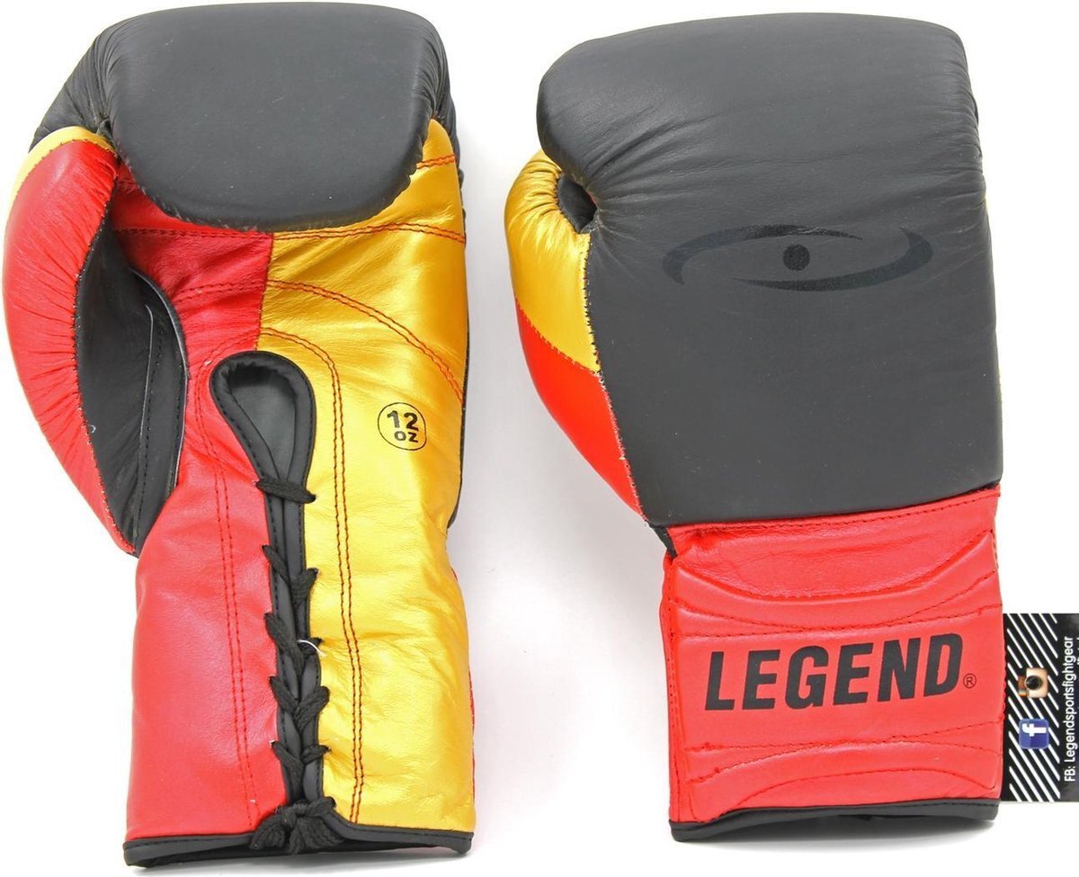 Legend Sports bokshandschoenen Limited Legendary zwart/rood/goud