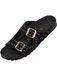 Palado Palado Elaha Rivet Velours Premium Leather Zwart
