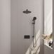 BRAUER Black Edition thermostatische inbouw regendouche met drukknoppen SET 68