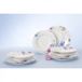 Villeroy & Boch Mariefleur Gris Basic 12-delige serviesset van porselein, wit/blauw/roze