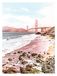 Komar Muurschildering Golden Gate 30x40 cm