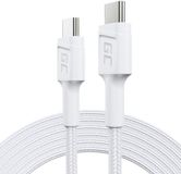 Green Cell KABGC29W USB-kabel USB 3.2 Gen 1 (3.1 Gen 1) 2 m USB C 60 W Wit