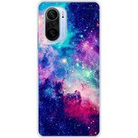 Xiaomi Mi 11 Pro Bedrukt siliconen hoesje Galaxie bleue