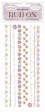 Stamperia - Quiet Days Rub-On 8,33x2,36 Inch Cozy Borders (DFLRB207)