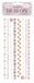 Stamperia - Quiet Days Rub-On 8,33x2,36 Inch Cozy Borders (DFLRB207)
