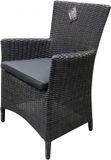 AVH-Collectie Capri dining tuinstoel antraciet