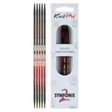 KnitPro Symfonie 2 Dubbele Puntige Naalden 8" (20cm) | 3mm