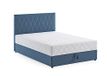 ATLANTIC home collection Opbergbed Benita, met pocketvering 140 x 200 cm lichtblauw