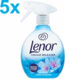 Lenor Crease Releaser Spring Awakening Kreukverwijderaar Textielverfrisser Spray 5x 500ml Voordeelverpakking