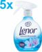 Lenor Crease Releaser Spring Awakening Kreukverwijderaar Textielverfrisser Spray 5x 500ml Voordeelverpakking
