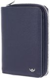 Golden Head Leren portemonnee Madrid RFID Protect RV-Börse 3317 Blau donkerblauw