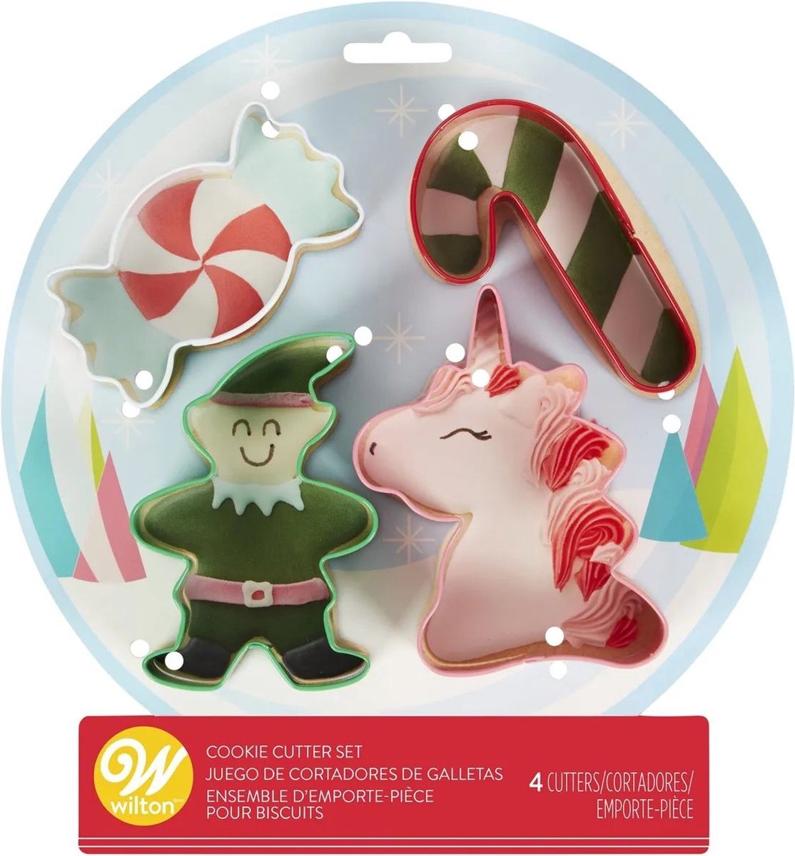 Wilton Snow Globe Assorted Set of Christmas Cookie Cutters