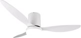 RL LIVE YOUR LIGHT REALITY GOETEBORG - Ventilator - Wit mat - 132 cm - incl. 20W LED - Afstandsbediening