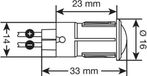 Lampa Viaautoshop LED knipperlicht rood 12/24V