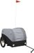 vidaXL Fietstrailer 45 kg IJzer Zwart en Grijs