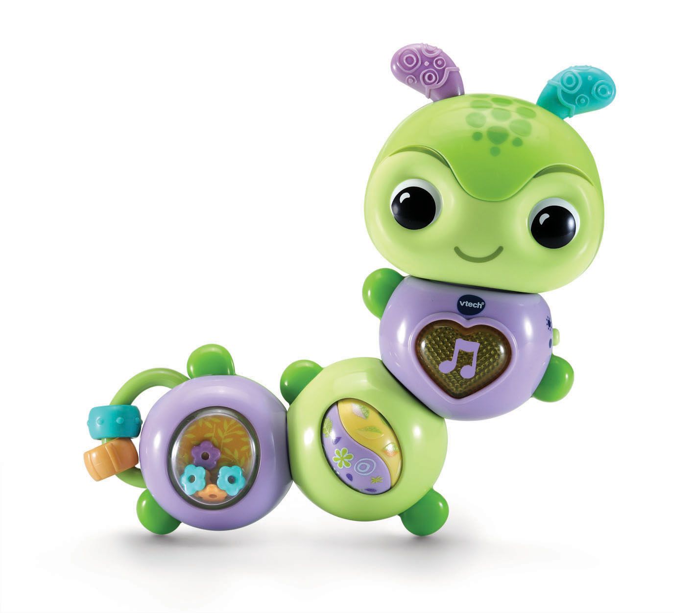 VTech Baby Draai & Wiebel Rupsje - Interactief Babyspeelgoed - Nederlands - 6-24 Maanden