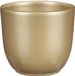 Mica Decorations 3x stuks bloempot goud keramiek voor kamerplant H9 x D10 cm - Mica Decorations