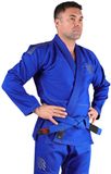 Sanabul Sports Sanabul Essential Lichtgewicht Braziliaanse Jiu Jitsu Gi - Voorgekrompen katoen - IBJJF goedgekeurd - Blauw - maat A2