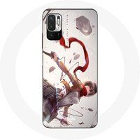 Maniacase Hoesje voor Xiaomi Poco M3 Pro Mikasa Ackerman Aanval der Titanen Manga
