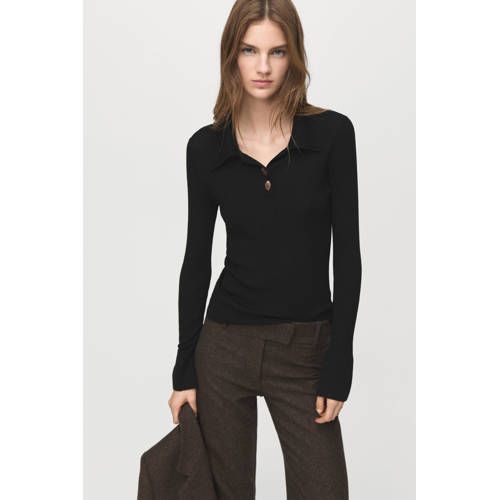 Mango Pullover Zwart