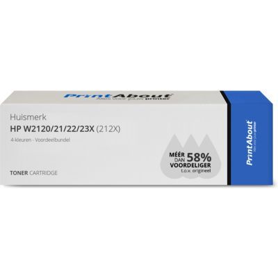 Huismerk HP 212X Toner Cartridge 4-Pack High Capacity