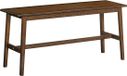 Unyqoos® Banc en bambou 100 x 30 x 45,5 cm, Moka