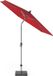 Platinum Sun & Shade - Middenstokparasol - Riva - Ø250cm - Rood