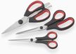 Meister Scharenset 3-delig – Inclusief Keukenschaar, Knipschaar & Hobby schaar – RVS – Soft-Grip Handgrepen