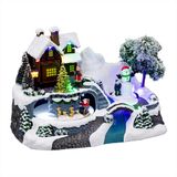 Feeric Lights & Christmas Village de Noël - traîneau du Père Noël - lumière LED - 24 cm