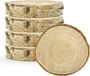 Partydeco Plaatsnaam kaartjes van hout - Bruiloft - 30x stuks - 5-7 cm - tafel indeling bepalen - Huwelijk