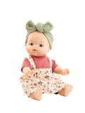 Paola Reina Gordi poupée bébé Federica 34cm avec jupe à fleurs