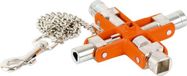 Bahco MK9 universele schakelkastsleutel 9-delig