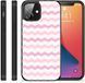 B2Ctelecom Back Cover voor iPhone 12 Mini Bumper Case Waves Roze