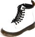 DR. MARTENS H1624 Bimba 1460 lakafwerking amfibie laarsje voor meisjes, wit